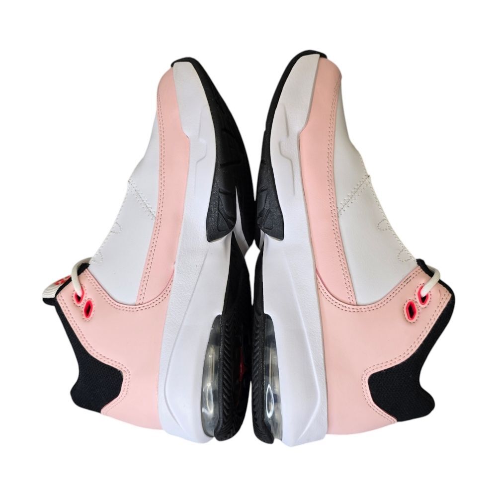 Jordan Kids Youth 7Y Max Aura 3 White Atmosphere Infrared Sneakers - Picture 9 of 16
